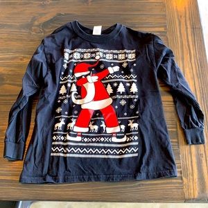Dabbing Santa shirt Youth medium